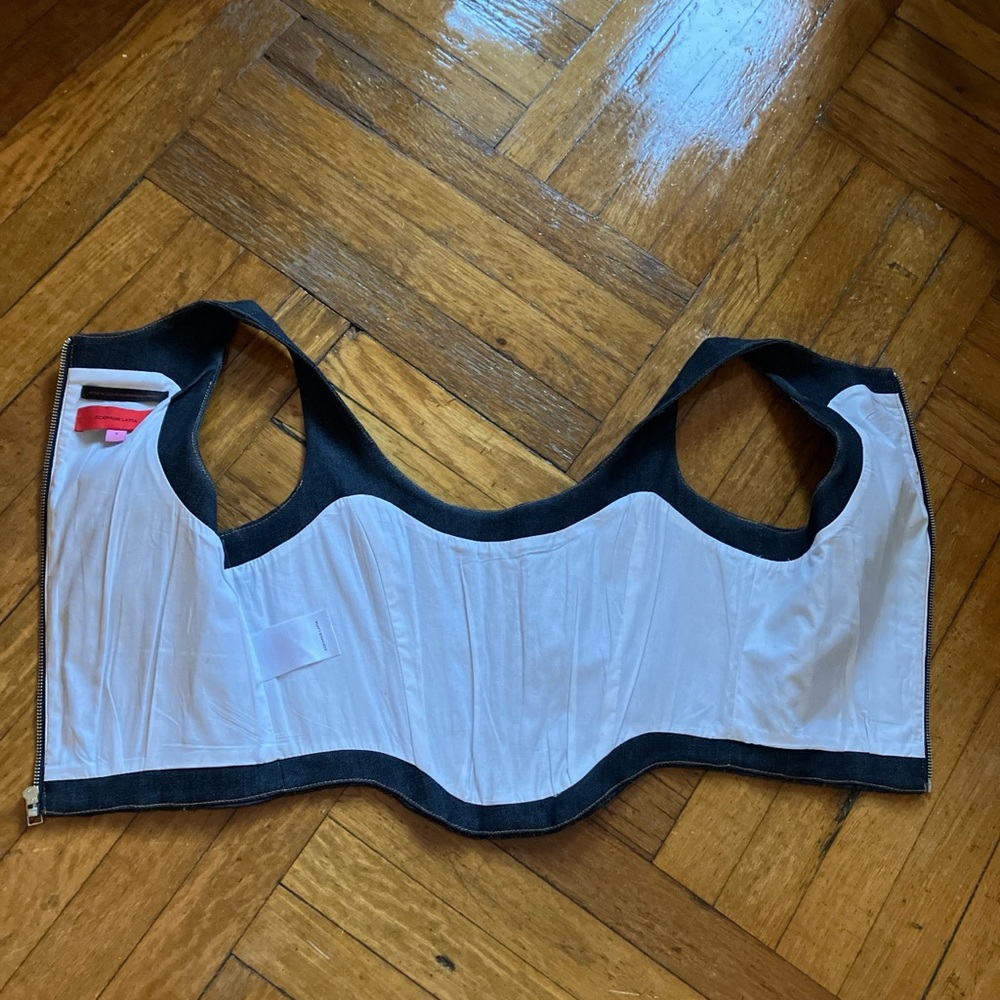 Eckhaus Latta Denim Corset Top - Picture 8 of 10